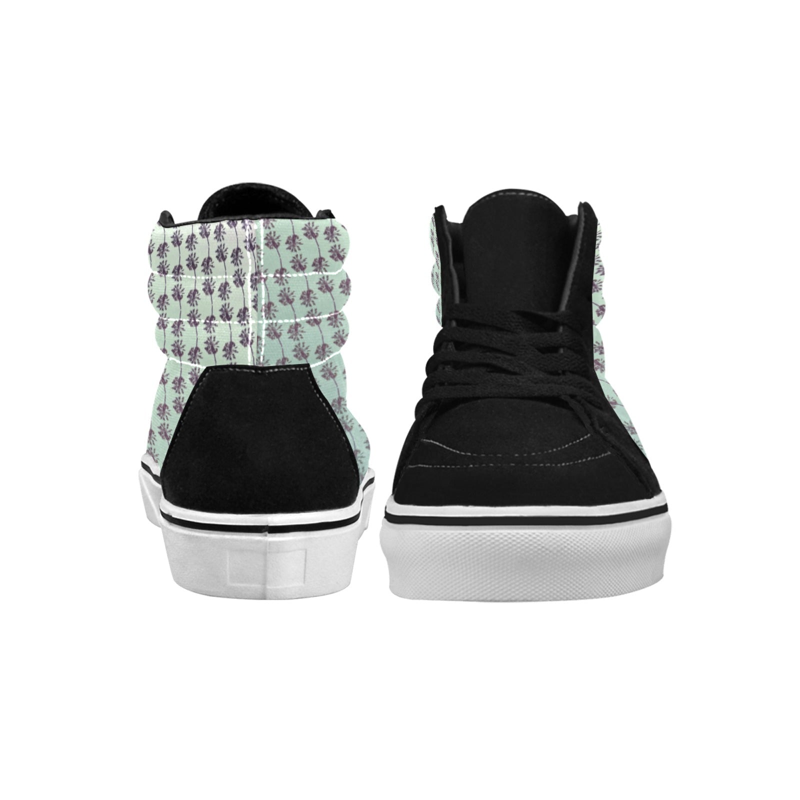 The Coast Women's High Top Canvas Shoes Art Meets Apparel