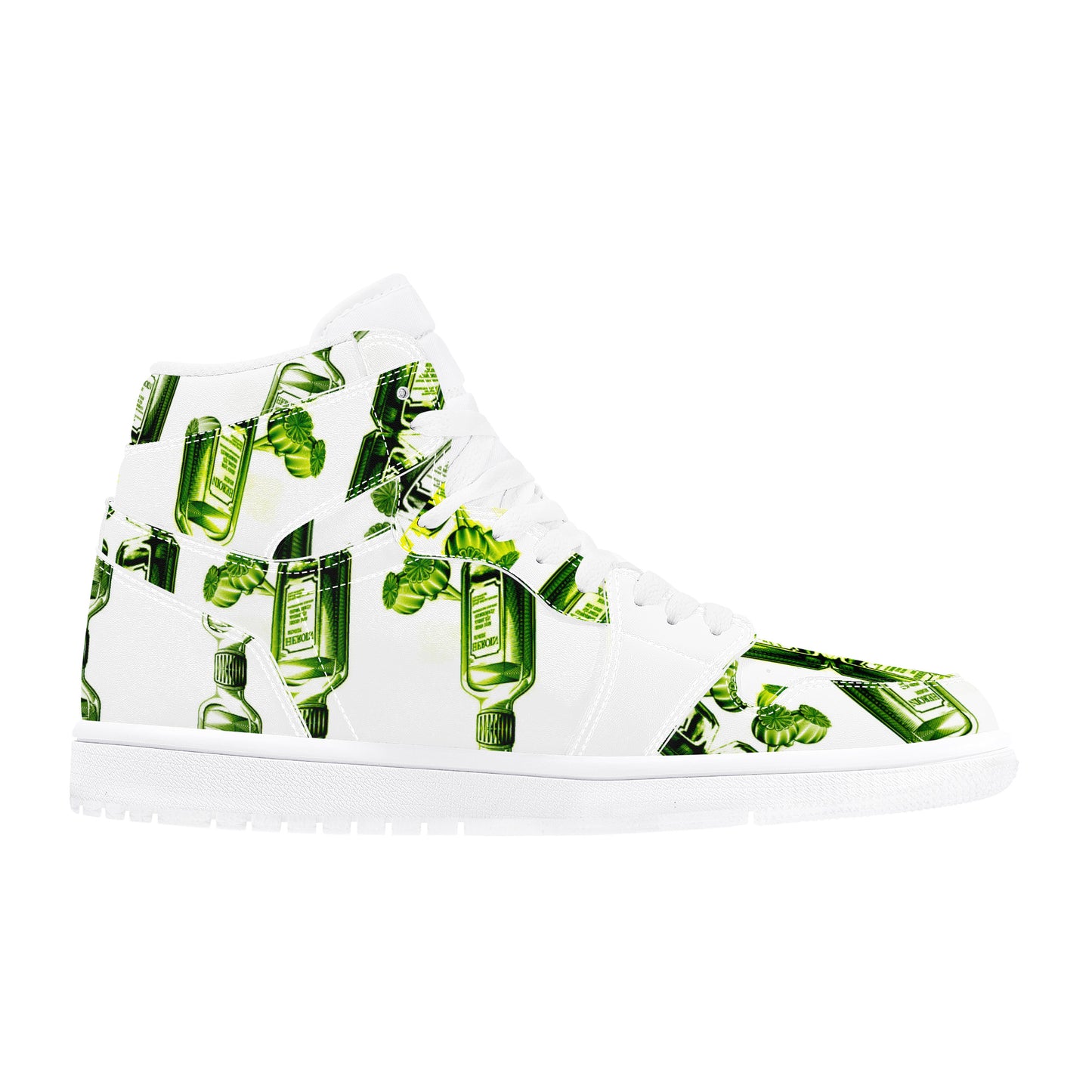 Landanum Design #2 High Top Eco Friendly Vegan Leather Sneaker Art Meets Apparel