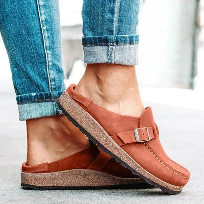 Women Solid buckle Casual Sandals Art Meets Apparel