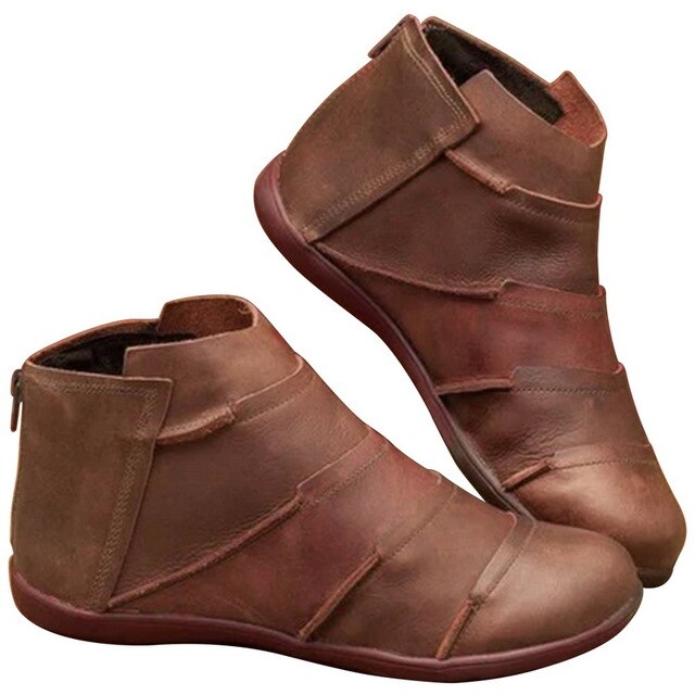 Women's Leather Shoes Botas Mujer Art Meets Apparel