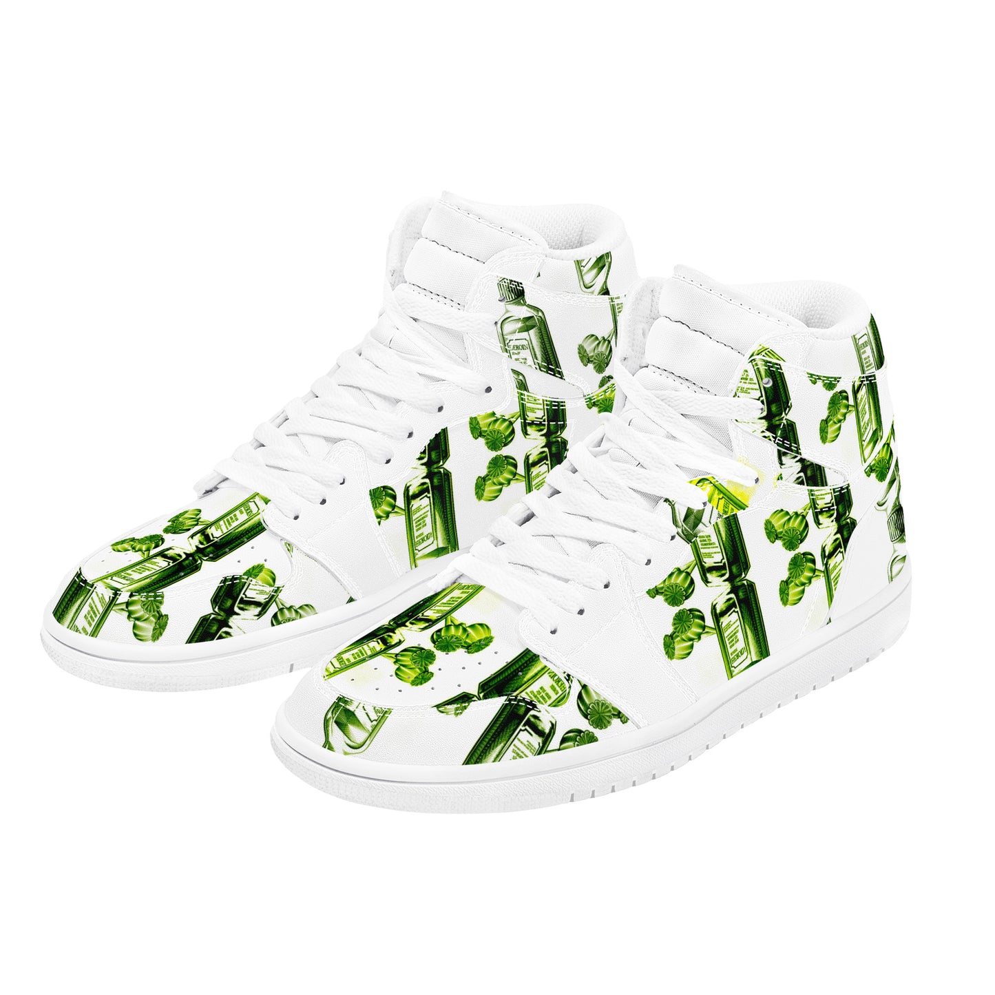 Landanum Design #2 High Top Eco Friendly Vegan Leather Sneaker Art Meets Apparel