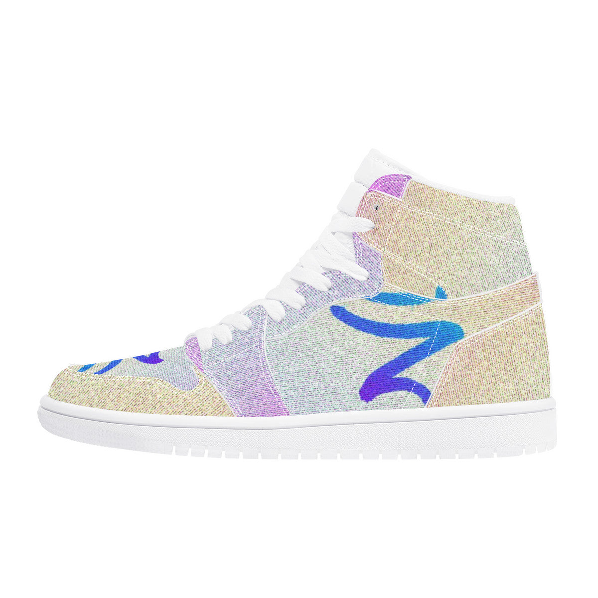 Zen Pt2 Origin Design by Lemonei Unisex High Top Sneaker Art Meets Apparel