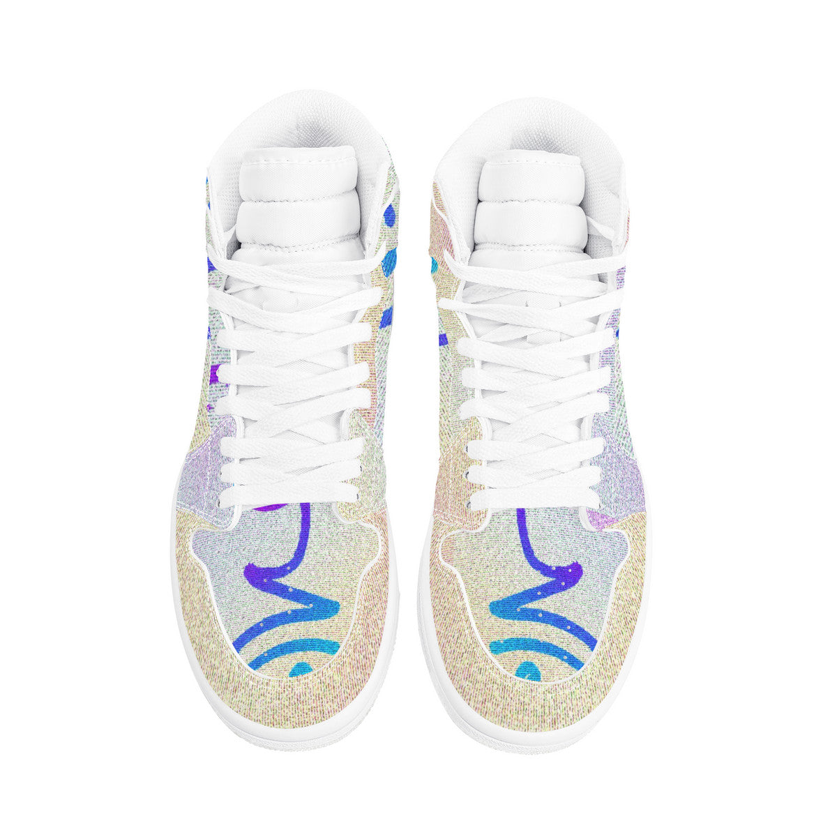 Zen Pt2 Origin Design by Lemonei Unisex High Top Sneaker Art Meets Apparel