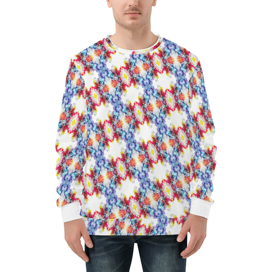 Men's All Over Print Sweater Art Meets Apparel