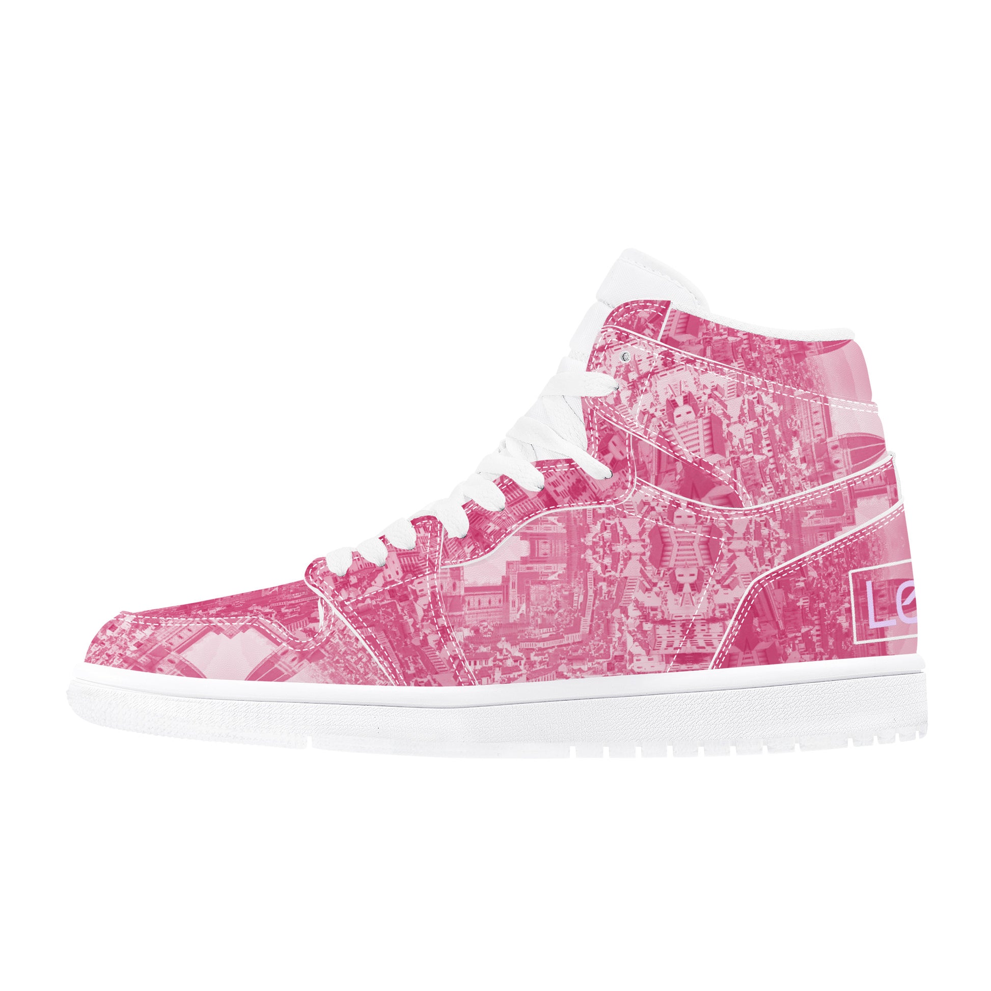 Pink Haze Pt 2 Synthetic Leather Sneaker Art Meets Apparel