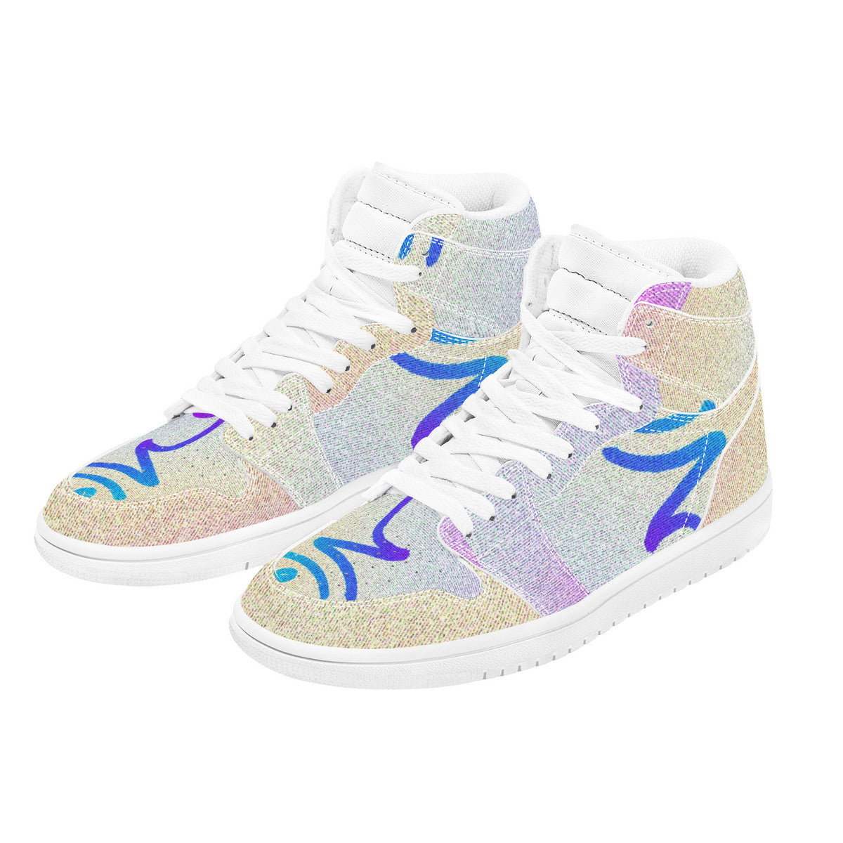 Zen Pt2 Origin Design by Lemonei Unisex High Top Sneaker Art Meets Apparel