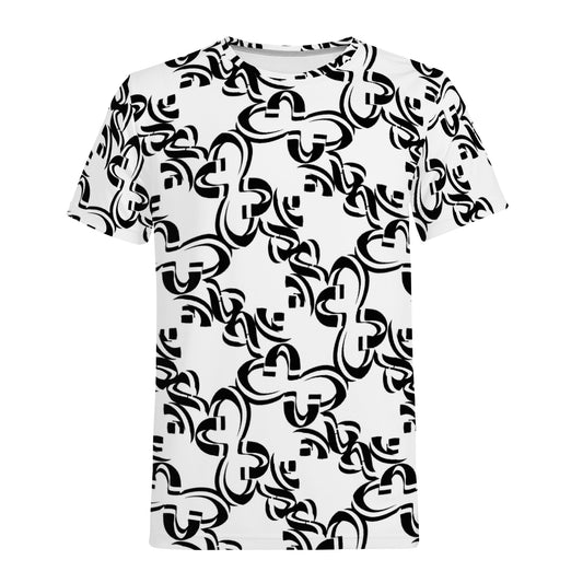 OHM Strands Design Men's All Over Print T-Shirt Art Meets Apparel