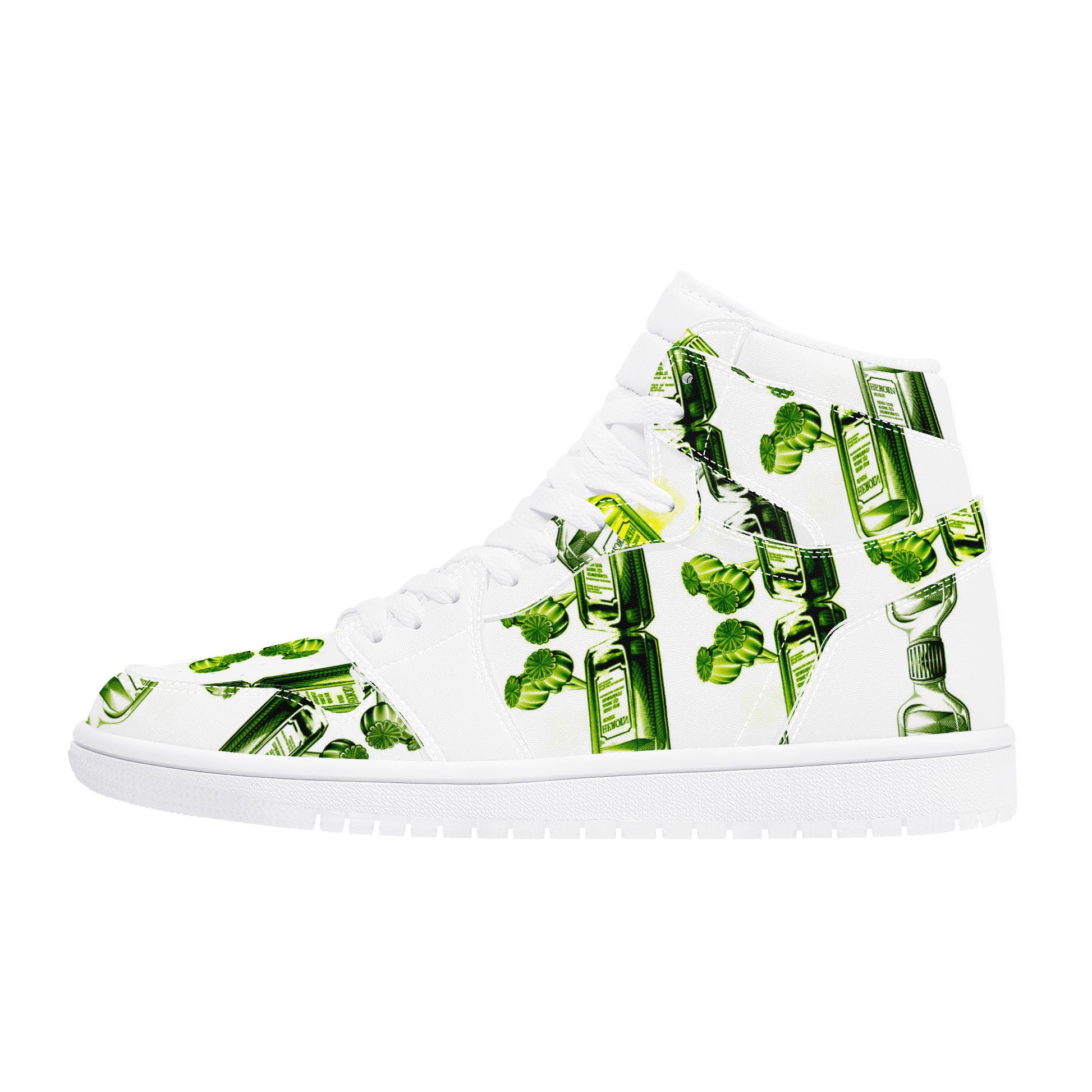 Landanum Design #2 High Top Eco Friendly Vegan Leather Sneaker Art Meets Apparel