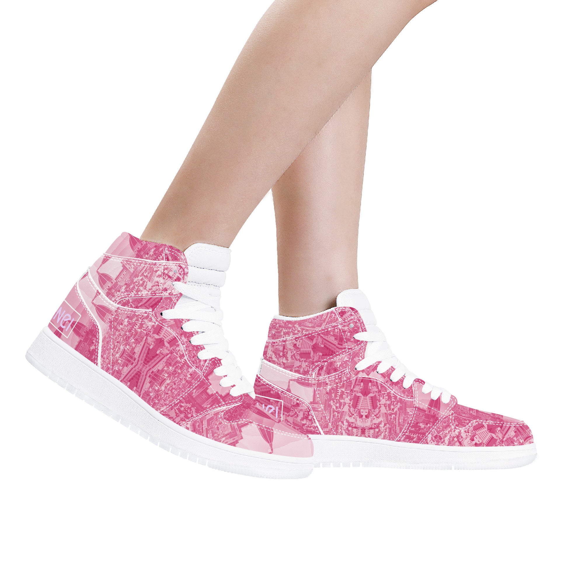 Pink Haze Pt 2 Synthetic Leather Sneaker Art Meets Apparel