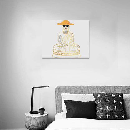 Zen Goddess #1 Limited Ed. Frame Canvas Print 20x16 inch Art Meets Apparel