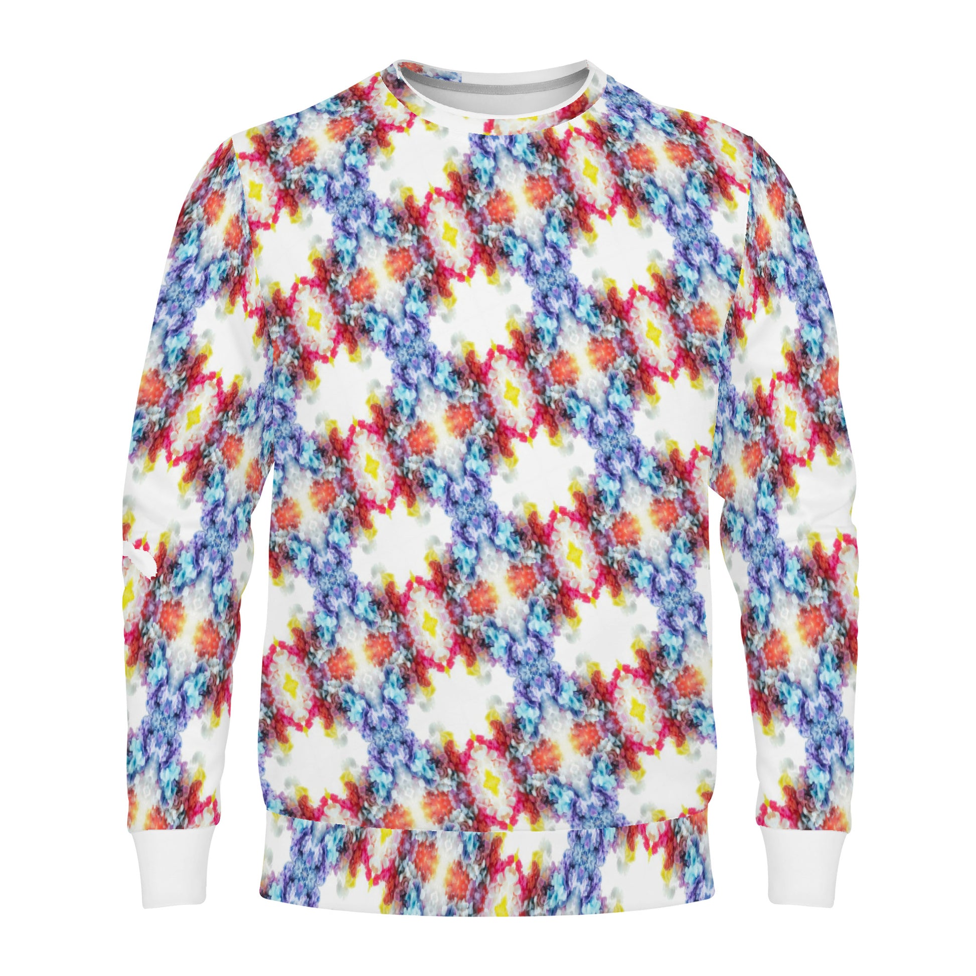Men's All Over Print Sweater Art Meets Apparel