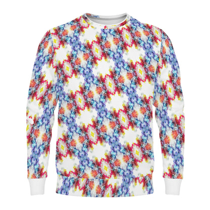 Men's All Over Print Sweater Art Meets Apparel