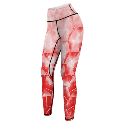 West Coast Designed Women's Sports Yoga Pants Art Meets Apparel