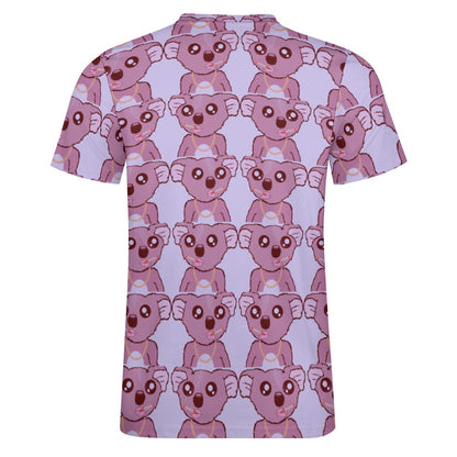 Smoking Koala's #7 Men's Cotton T-shirt - Art Meets Apparel