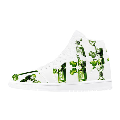 Landanum Design #2 High Top Eco Friendly Vegan Leather Sneaker Art Meets Apparel