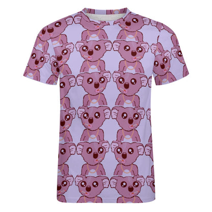 Smoking Koala's #7 Men's Cotton T-shirt - Art Meets Apparel