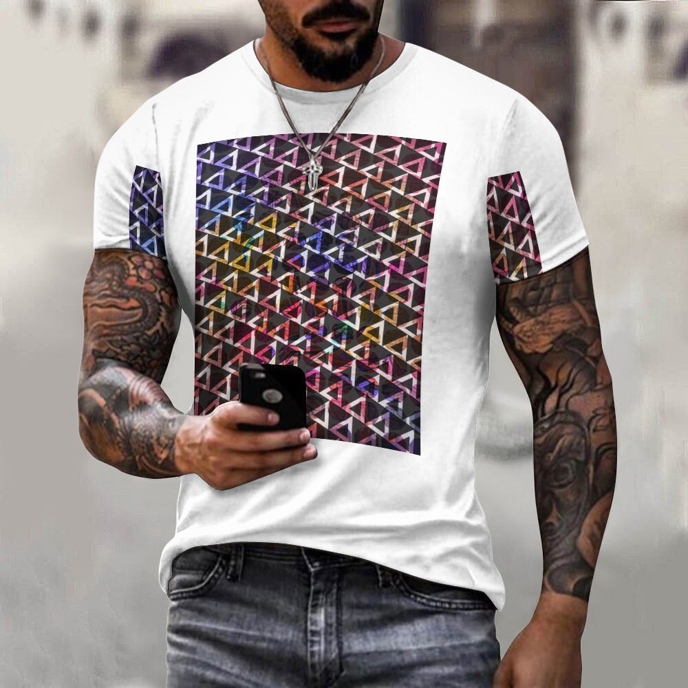 The "Art in the back" Men's Cotton T-shirt Art Meets Apparel