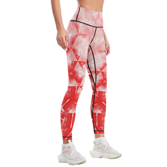 West Coast Designed Women's Sports Yoga Pants Art Meets Apparel