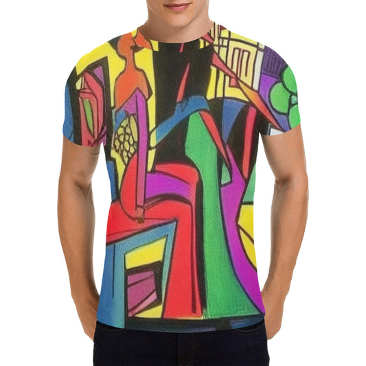 Renaissance #1 Men's All Over Print T-shirt Art Meets Apparel