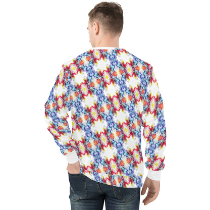 Men's All Over Print Sweater Art Meets Apparel