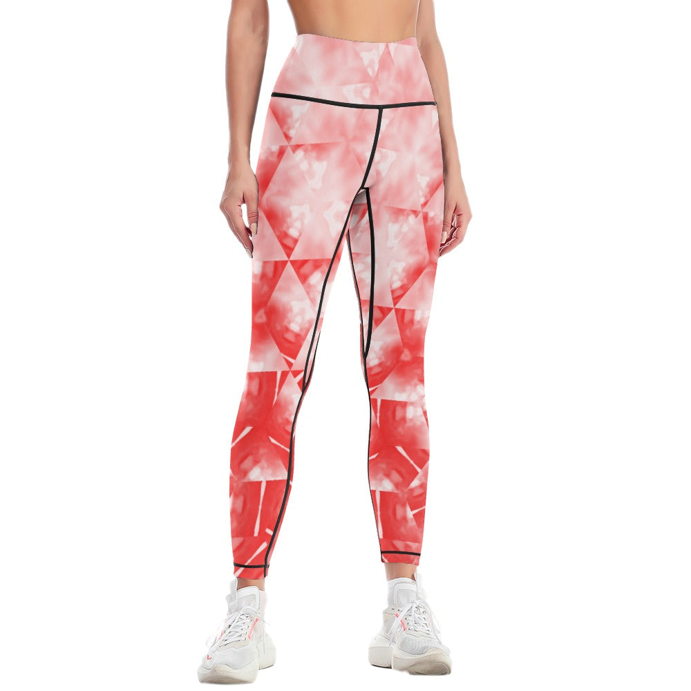 West Coast Designed Women's Sports Yoga Pants Art Meets Apparel