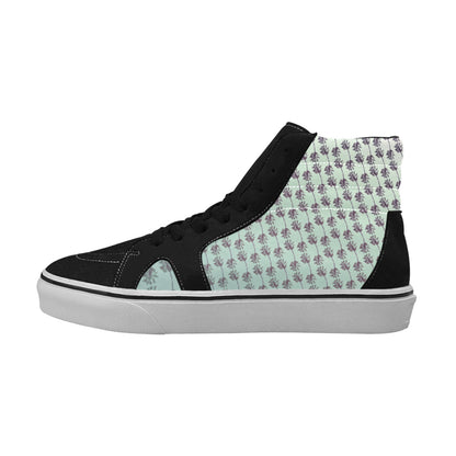 The Coast Women's High Top Canvas Shoes Art Meets Apparel