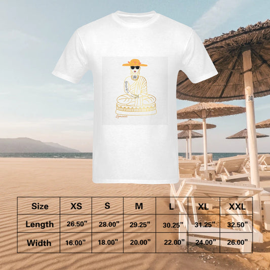 Smoke Break Zen By Lemonei Mens T-Shirt Art Meets Apparel