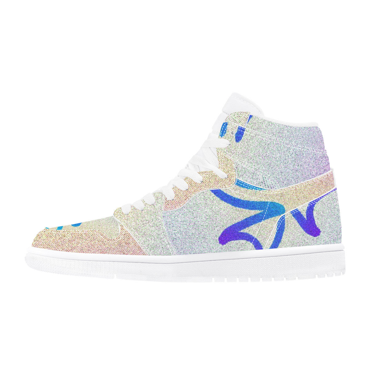 Zen Pt2 Origin Design by Lemonei Unisex High Top Sneaker Art Meets Apparel