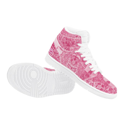 Pink Haze Pt 2 Synthetic Leather Sneaker Art Meets Apparel