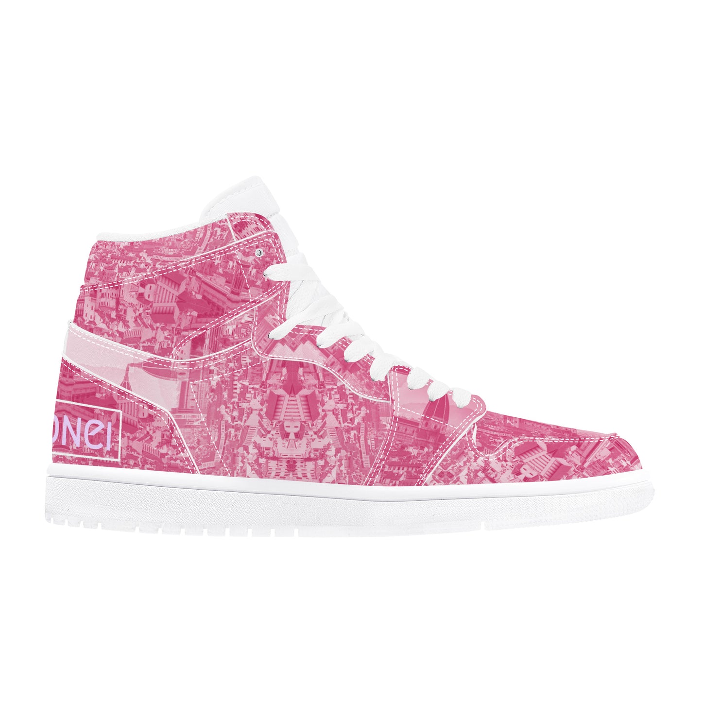 Pink Haze Pt 2 Synthetic Leather Sneaker Art Meets Apparel