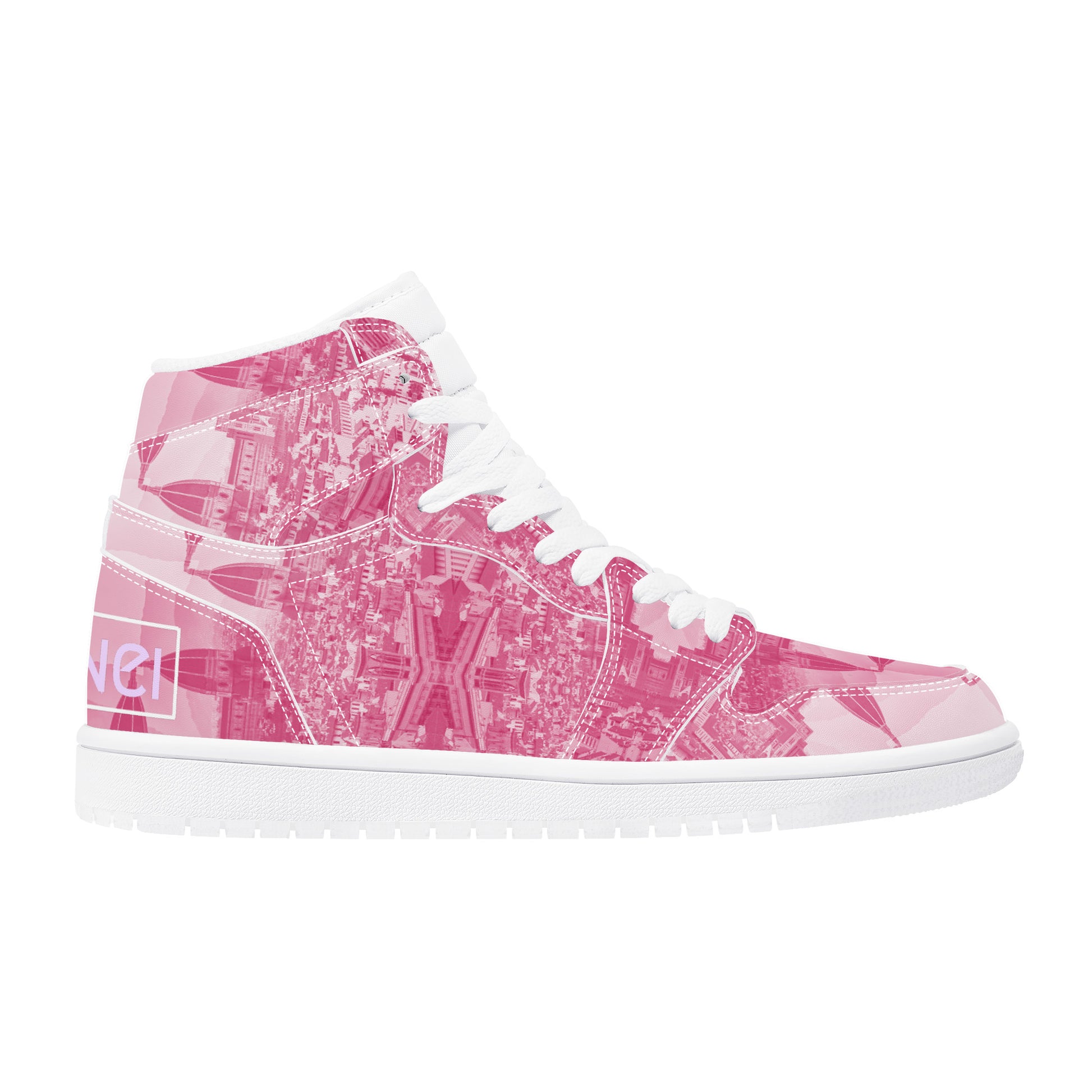 Pink Haze Pt 2 Synthetic Leather Sneaker Art Meets Apparel