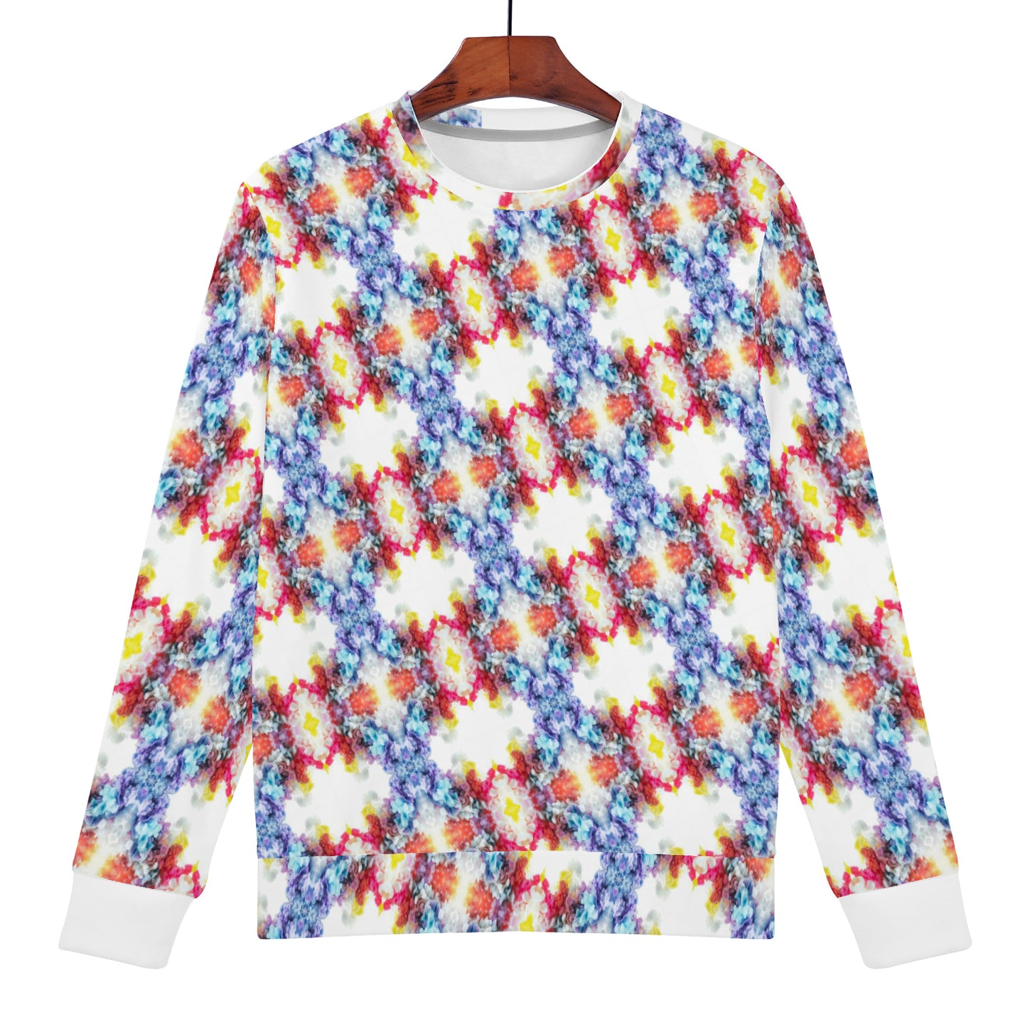 Men's All Over Print Sweater Art Meets Apparel