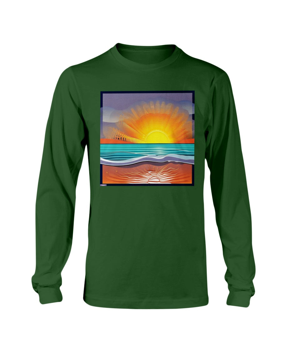 Untitled #3 Mens Long Sleeve T-shirt Art Meets Apparel