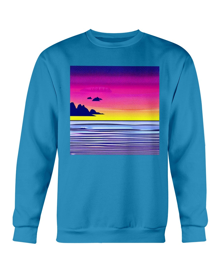 Untitled #2 Mens Crewneck Sweatshirt Art Meets Apparel