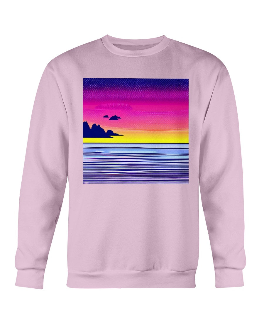 Untitled #2 Mens Crewneck Sweatshirt Art Meets Apparel