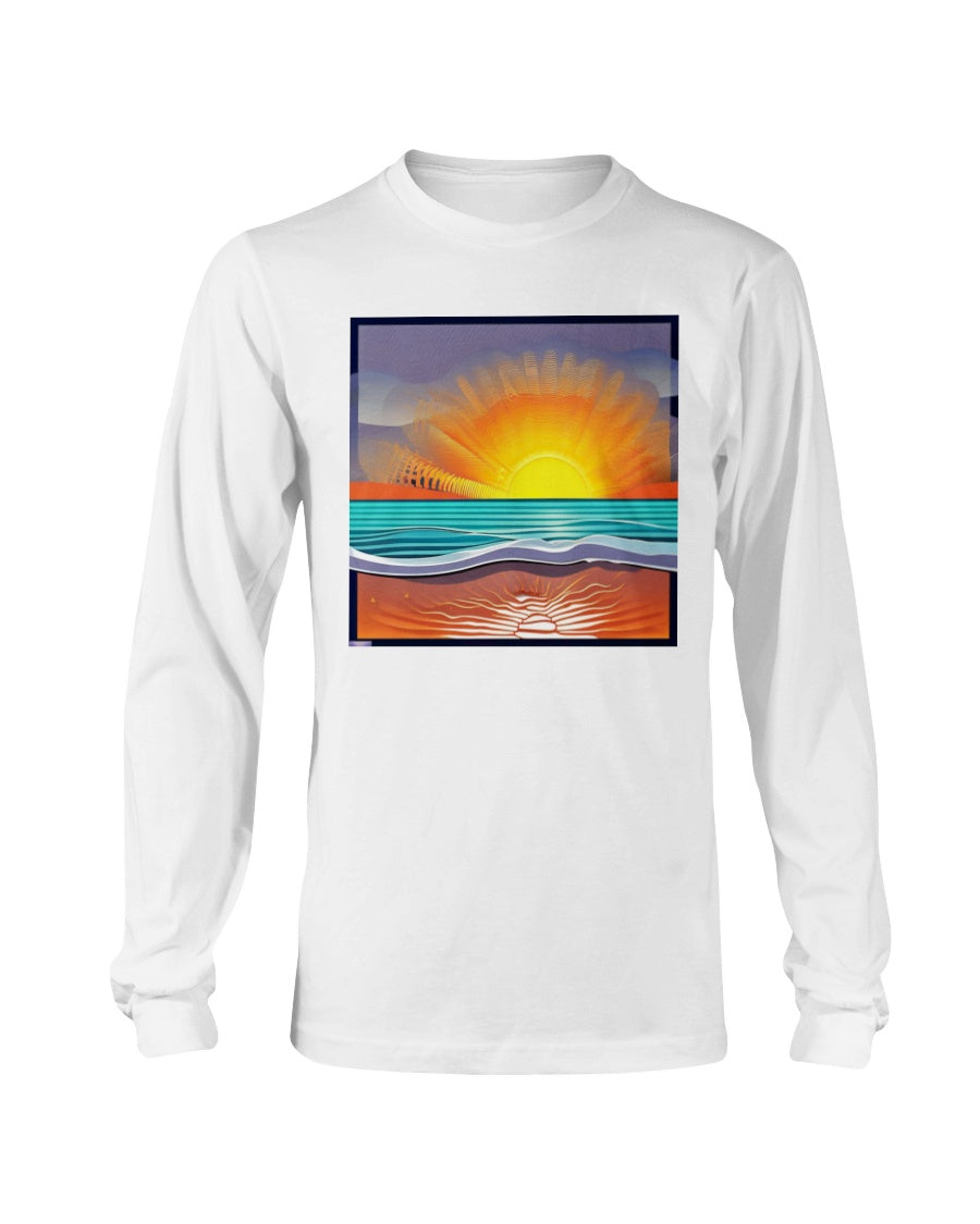 Untitled #3 Mens Long Sleeve T-shirt Art Meets Apparel