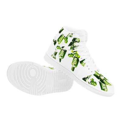 Landanum Design #2 High Top Eco Friendly Vegan Leather Sneaker Art Meets Apparel