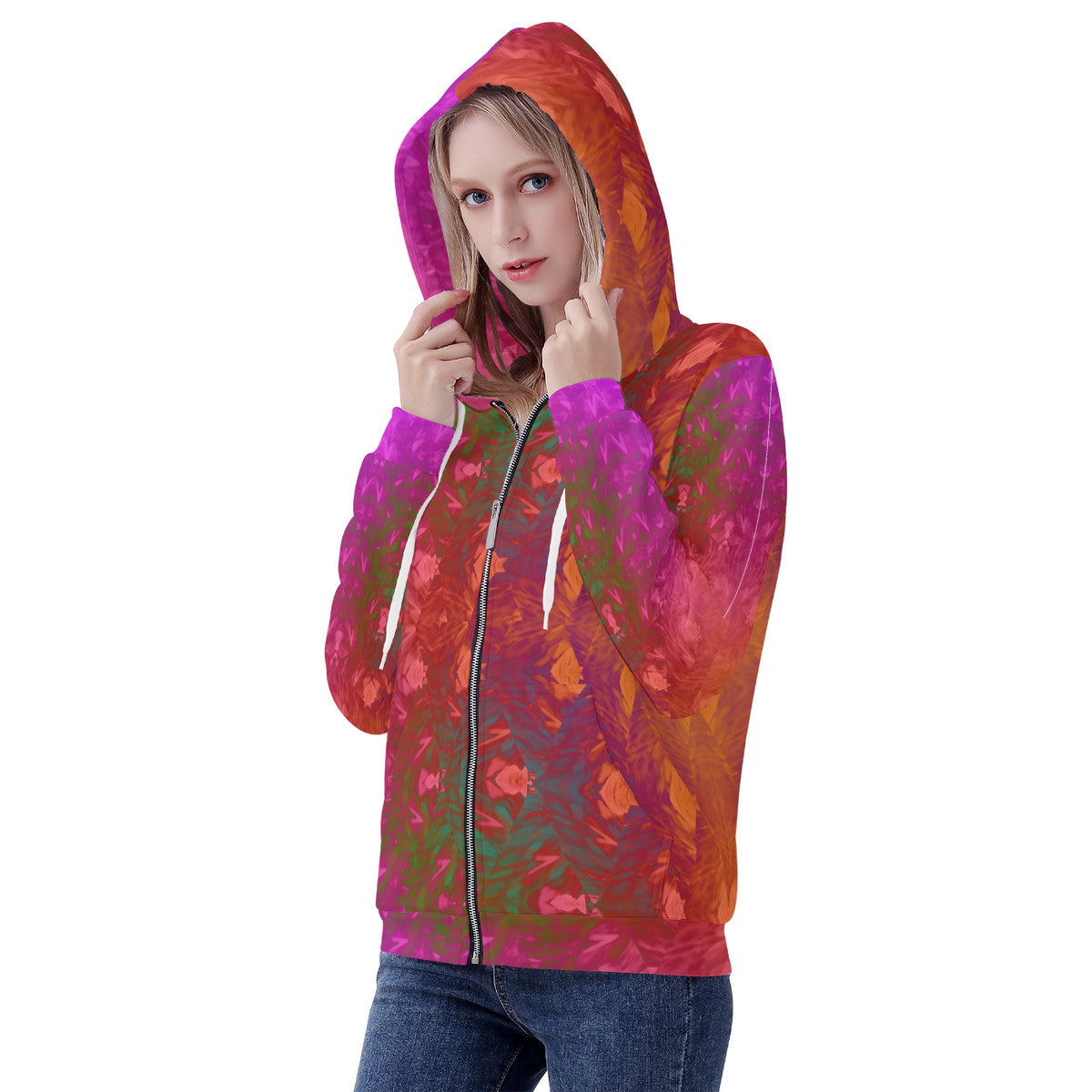 Fresh Plus #1 Design Womens Hoodie Art Meets Apparel