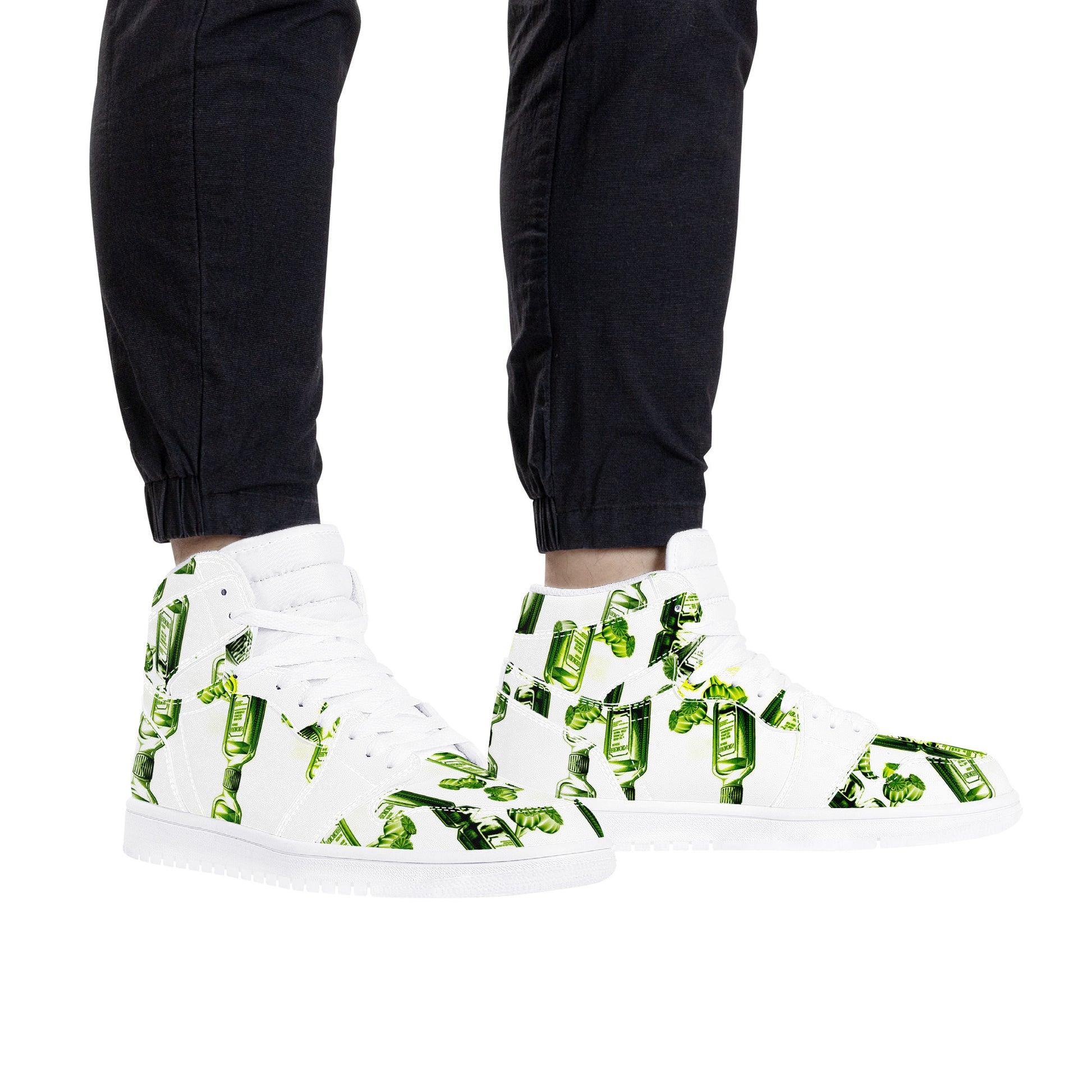 Landanum Design #2 High Top Eco Friendly Vegan Leather Sneaker Art Meets Apparel