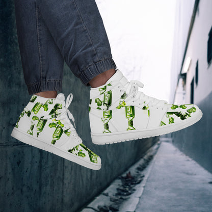 Landanum Design #2 High Top Eco Friendly Vegan Leather Sneaker Art Meets Apparel